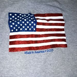 Made in America 2015 2X 18W/20W) Flag T-shirt